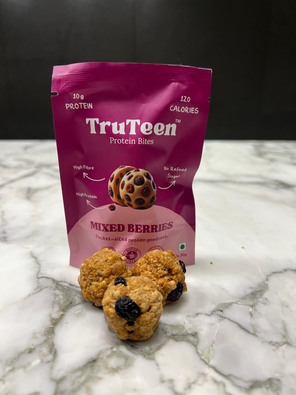 TruTeen - Mixed Berries Protein Bites