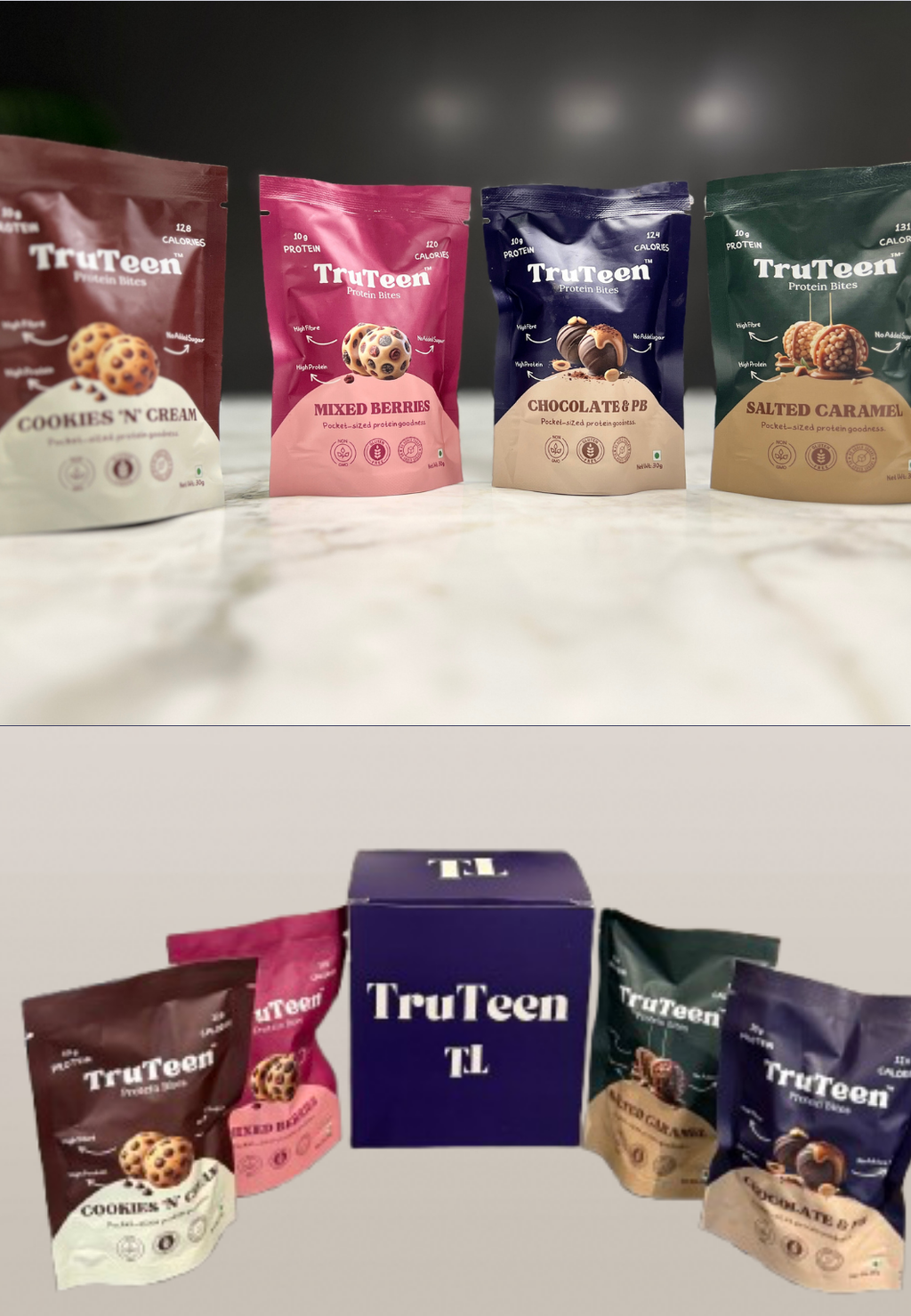 TruTeen - Cookies and Cream Protein Bites