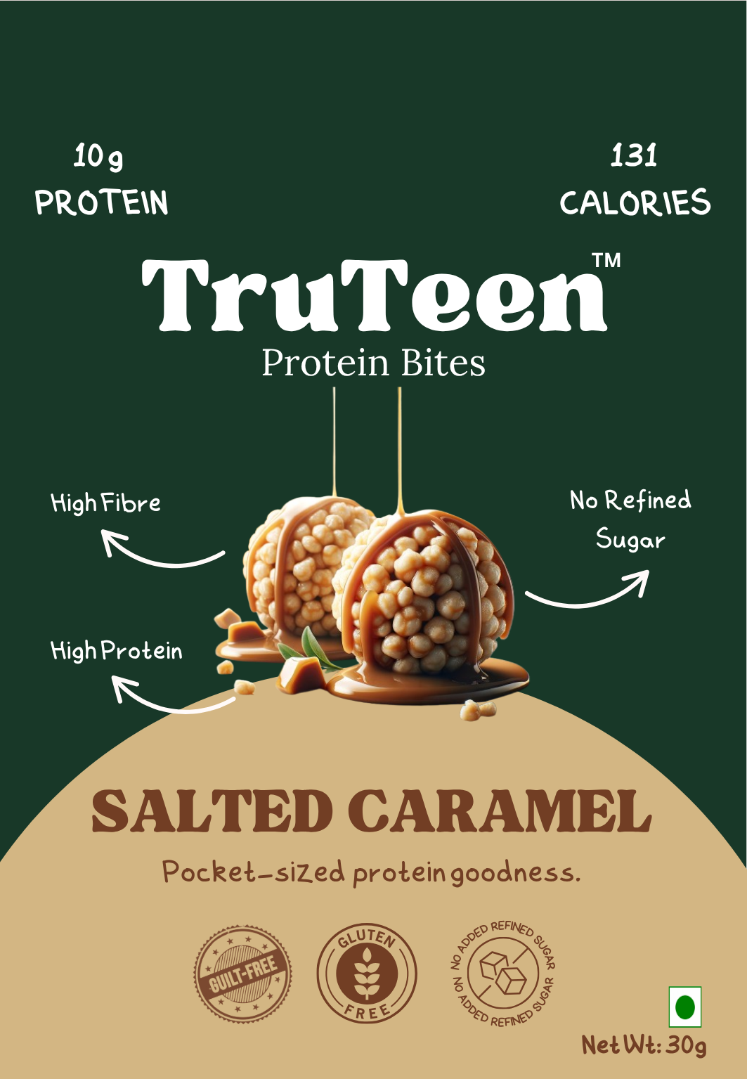 TruTeen - Salted Caramel Protein Bites